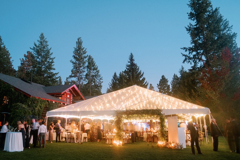 Wedding by Celebrate Event Rentals, Bigfork Montana