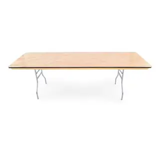 8' Wood Banquet Table, a rental table from the Celebrate Event Rentals catalog 8' Wood Banquet Table, a rental table from the Celebrate Event Rentals catalog