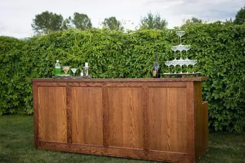 Dark Wood Bar, 8 ft, a rental bar from the Celebrate Event Rentals catalog Dark Wood Bar, 8 ft, a rental bar from the Celebrate Event Rentals catalog